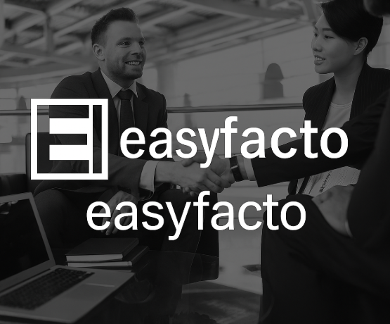 Easy Facto logo of Indo Specific company on a white background