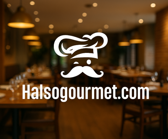 Haluso Garments Food Gourmet Specific Software logo representing a fusion of fashion, culinary, and technology